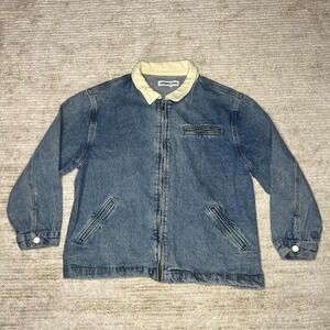 Blue denim cowboy stars jacket